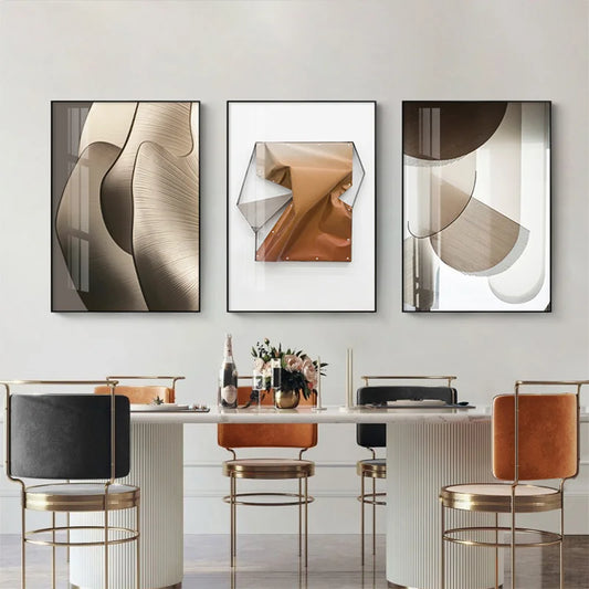 Modern Aesthetics Abstract Still Life Wall Art Fine Art Canvas Prints - Pictures For Modern Apartment Living Room Dining Room Art For Contemporary Interiors