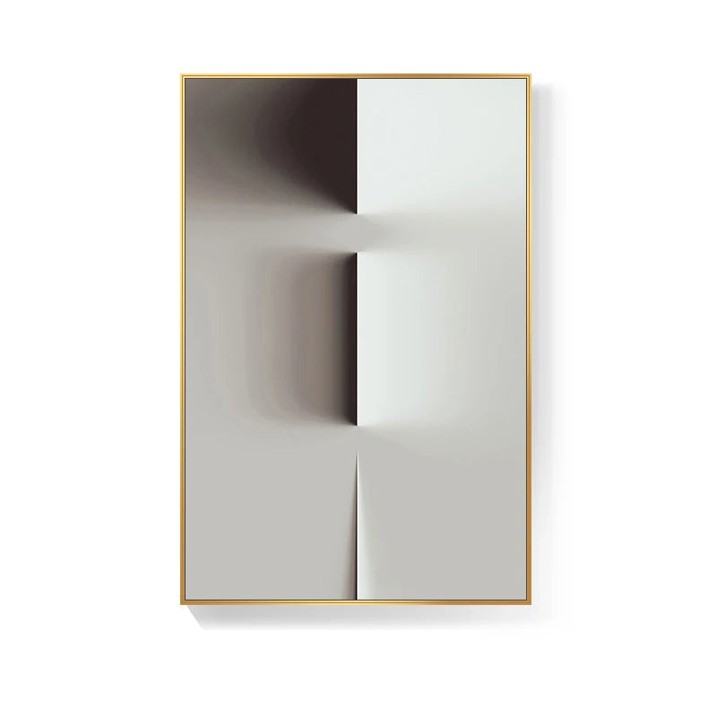 Minimalist Modern Aesthetics Abstract Geometric Wall Art Fine Art Canvas Prints - Pictures For Modern Apartment Living Room Dining Room Contemporary Bedroom Decor