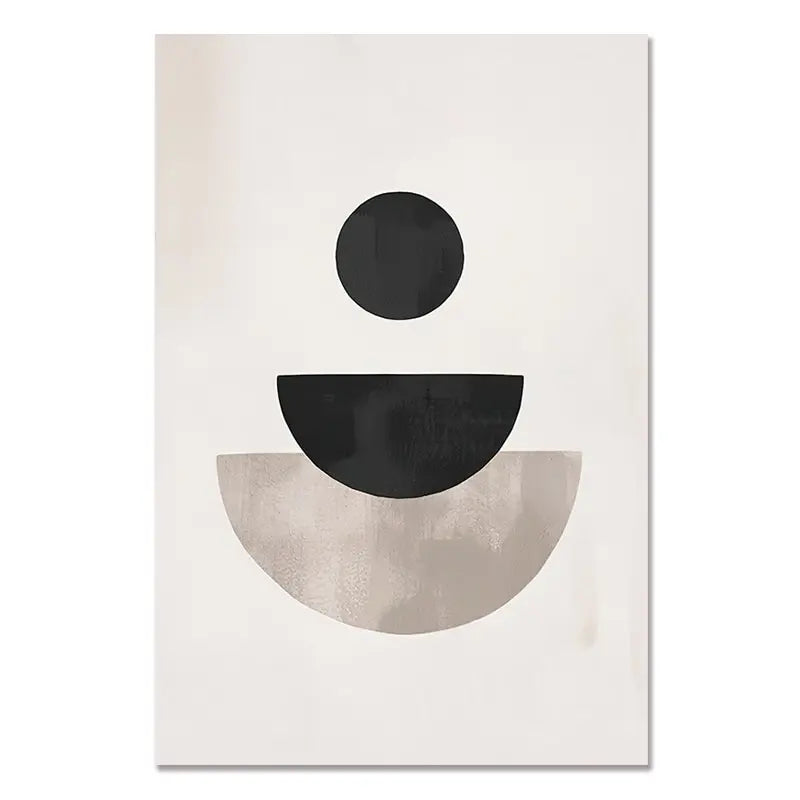 Minimalist Abstract Geometric Wall Art Fine Art Canvas Prints - Art For Contemporary Apartment Living Room Bedroom Dining Room Art For Modern Living