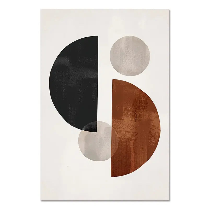 Minimalist Abstract Geometric Wall Art Fine Art Canvas Prints - Art For Contemporary Apartment Living Room Bedroom Dining Room Art For Modern Living