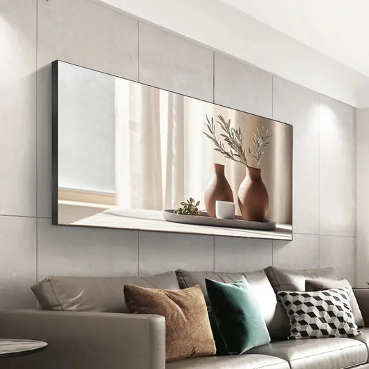 Mediterranean Vase Still Life Wall Art Fine Art Canvas Prints - Neutral Color Tones Contemporary Art For Living Room Dining Room Art For Modern Home Decor