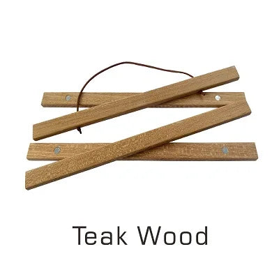 POSH Artisanal Magnetic Scroll Frame For Canvas Prints in Teak, Pine, Black Walnut – Adjustable Canvas & Poster Hanger