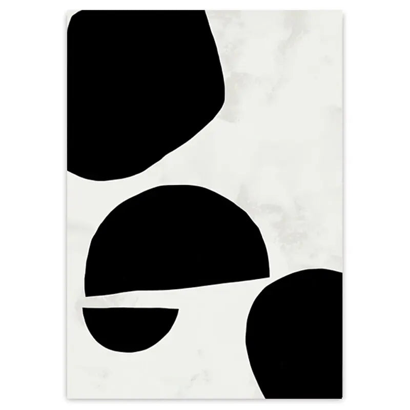 Minimalist Abstract Geometric Wall Art Fine Art Canvas Prints - Art For Contemporary Apartment Living Room Bedroom Dining Room Art For Modern Living
