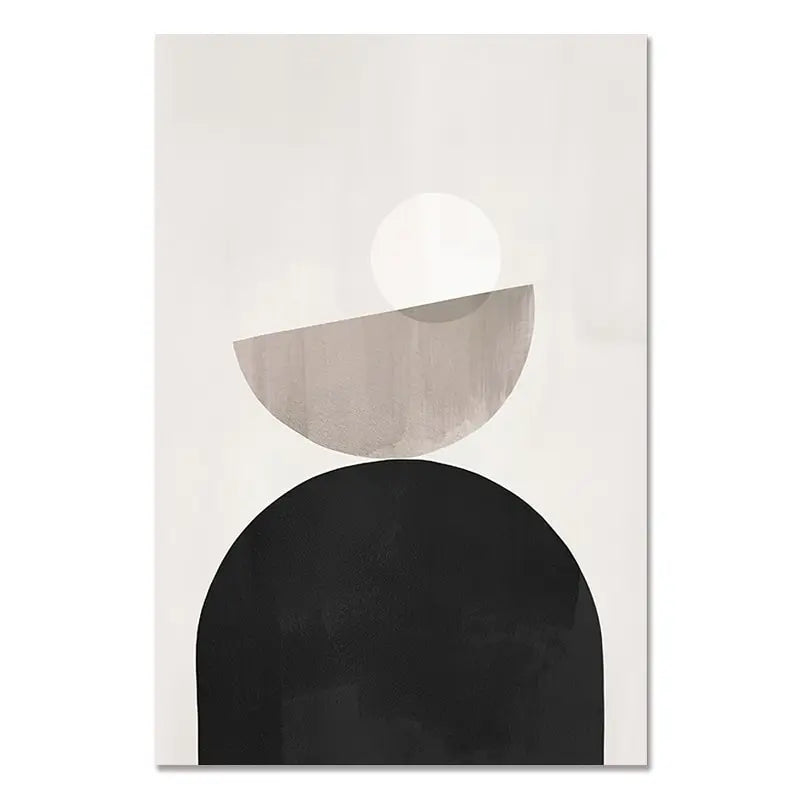 Minimalist Abstract Geometric Wall Art Fine Art Canvas Prints - Art For Contemporary Apartment Living Room Bedroom Dining Room Art For Modern Living