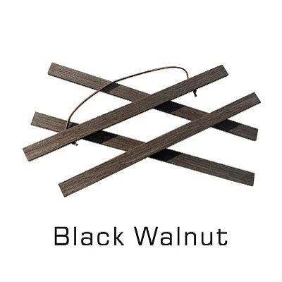 POSH Artisanal Magnetic Scroll Frame For Canvas Prints in Teak, Pine, Black Walnut – Adjustable Canvas & Poster Hanger