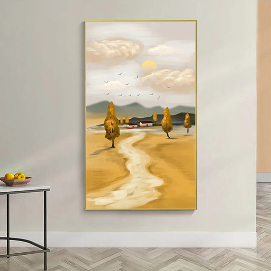 Tranquil Landscape Posters Sunset Seascape Wall Art Fine Art Canvas Prints - Pictures Of Calm For Living Room Bedroom Dining Room Foyer Art Decor