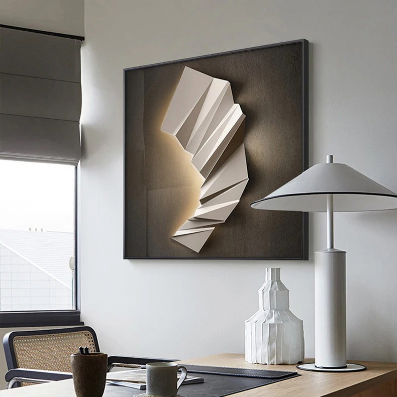 Square Format Wall Art - Modern Art For Bedroom Living Room Wall Decor Art For Modern Apartments and Contemporary Interiors