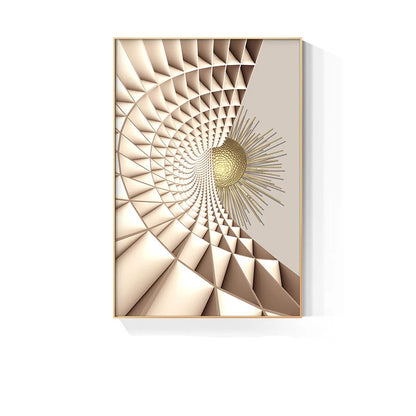 Modern Aesthetics Abstract Celestial Geometry Wall Art Fine Art Canvas Prints - Picture For Living Room Bedroom Art For Contemporary Home and Office Interior Design
