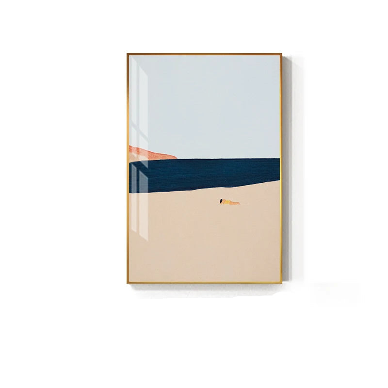 Minimalist Landscape Wall Art Fine Art Canvas Prints - Colorful Abstract Pictures For Living Room Dining Room Art For Contemporary Interiors