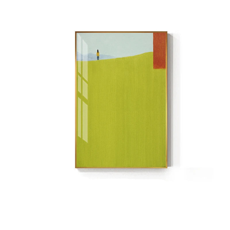 Minimalist Landscape Wall Art Fine Art Canvas Prints - Colorful Abstract Pictures For Living Room Dining Room Art For Contemporary Interiors