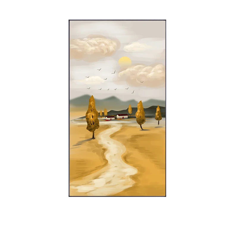Tranquil Landscape Posters Sunset Seascape Wall Art Fine Art Canvas Prints - Pictures Of Calm For Living Room Bedroom Dining Room Foyer Art Decor