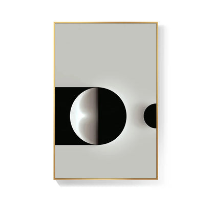 Minimalist Modern Aesthetics Abstract Geometric Wall Art Fine Art Canvas Prints - Pictures For Modern Apartment Living Room Dining Room Contemporary Bedroom Decor