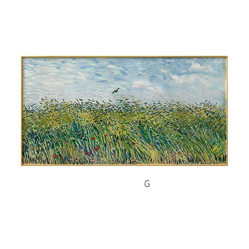 Famous Impressionist Landscape Paintings Wall Art Fine Art Canvas Prints - Classical Art For Living Room Dining Room Bedroom Art Decor
