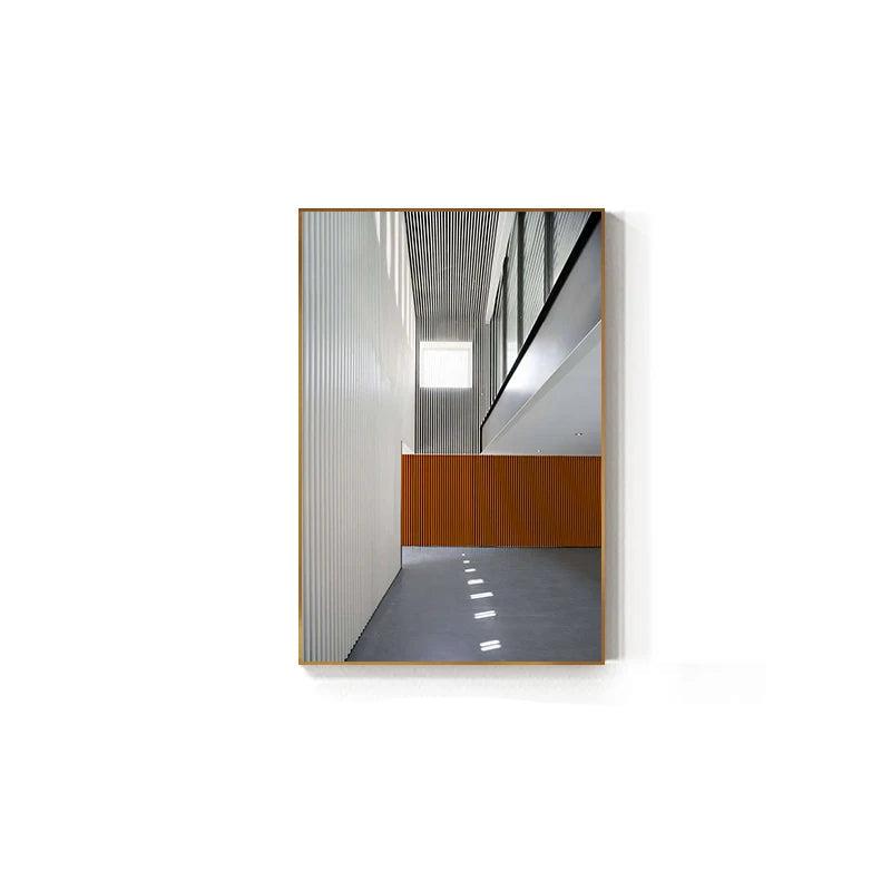 Modern Abstract Architectural Wall Art Fine Art Canvas Prints - Pictures For Office Meeting Room Dining Room Foyer Art Decor