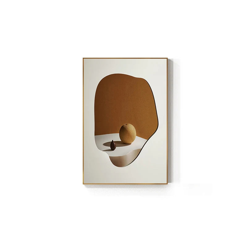 Modern Aesthetics Abstract Still Life Wall Art Fine Art Canvas Prints - Pictures For Modern Apartment Living Room Dining Room Art For Contemporary Interiors