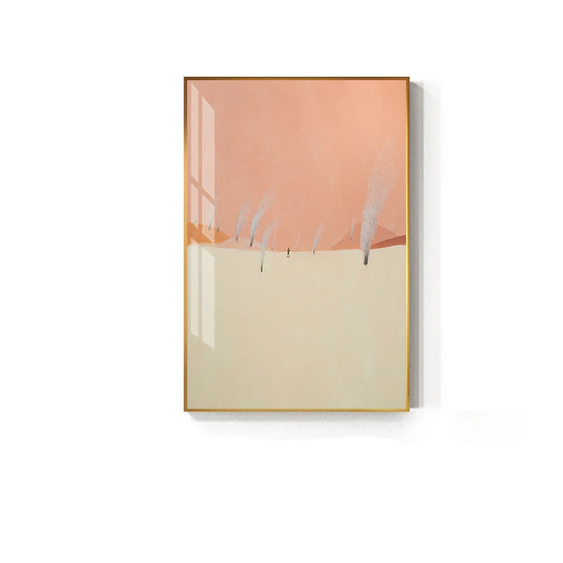 Minimalist Landscape Wall Art Fine Art Canvas Prints - Colorful Abstract Pictures For Living Room Dining Room Art For Contemporary Interiors