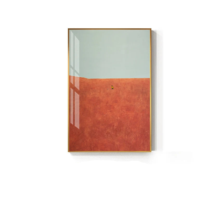 Minimalist Landscape Wall Art Fine Art Canvas Prints - Colorful Abstract Pictures For Living Room Dining Room Art For Contemporary Interiors