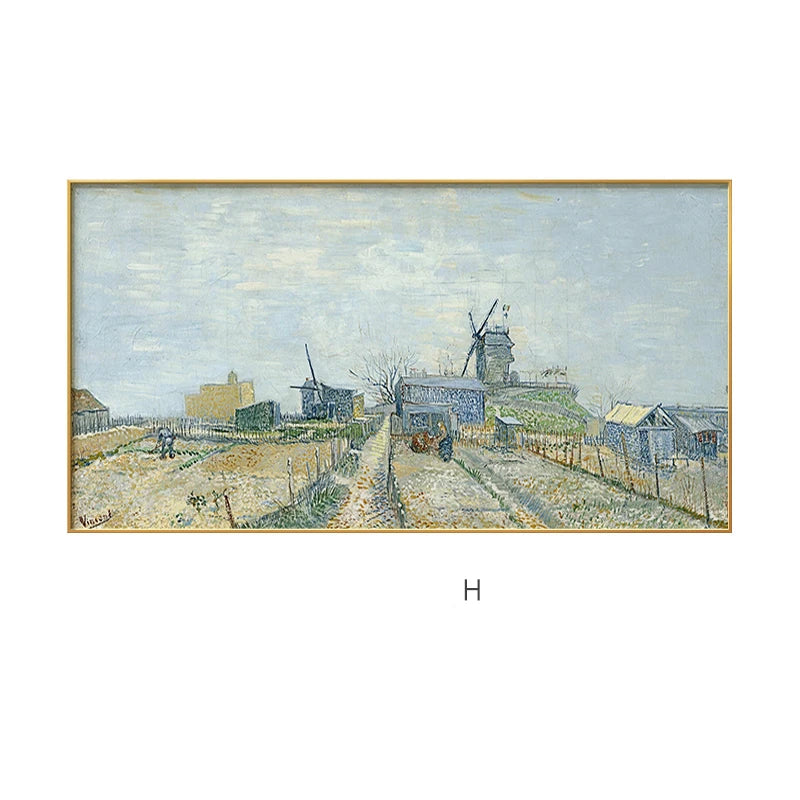 Famous Impressionist Landscape Paintings Wall Art Fine Art Canvas Prints - Classical Art For Living Room Dining Room Bedroom Art Decor