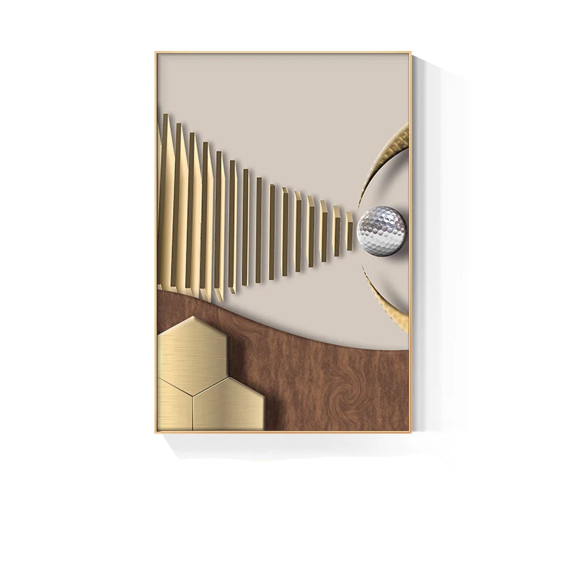 Modern Aesthetics Abstract Celestial Geometry Wall Art Fine Art Canvas Prints - Picture For Living Room Bedroom Art For Contemporary Home and Office Interior Design