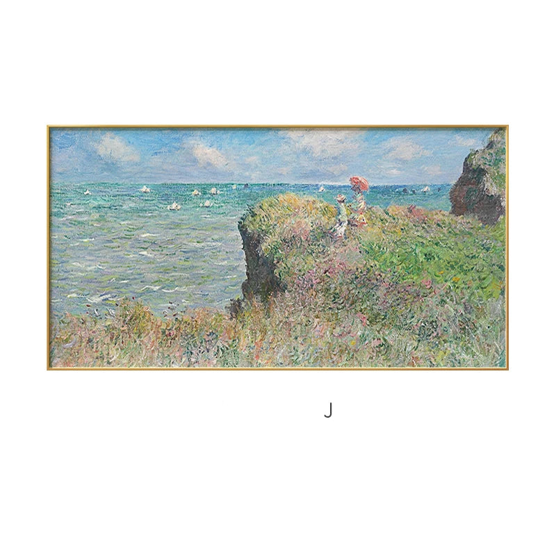 Famous Impressionist Landscape Paintings Wall Art Fine Art Canvas Prints - Classical Art For Living Room Dining Room Bedroom Art Decor