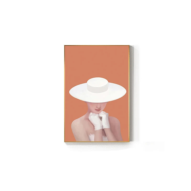 Modern Abstract Beauty Fashion Girl Figure Art Fine Art Canvas Prints - Pictures For Living Room Bedroom Boutique Salon Art Decor
