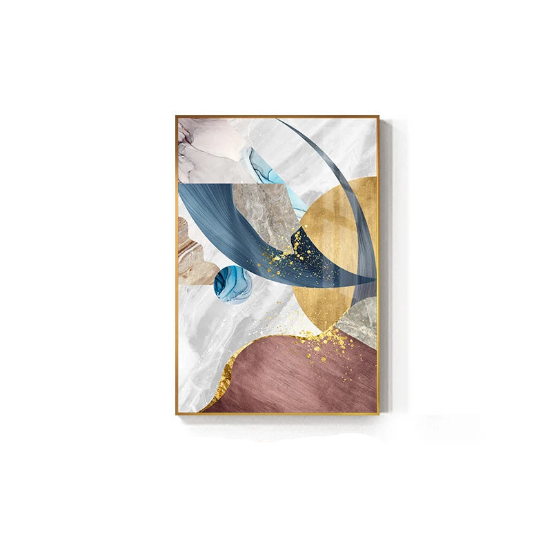 Modern Color Splash Abstract Wall Art Fine Art Canvas Prints - Pictures For Living Room Dining Room Art For Contemporary Interiors
