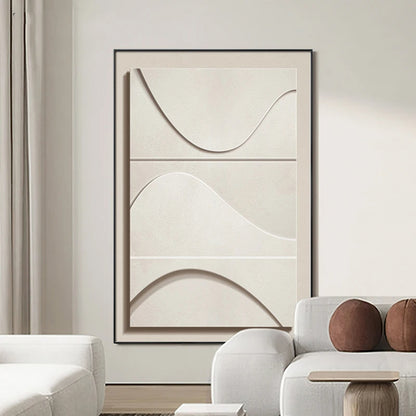 Minimalist Abstract Geometric Wall Art Fine Art Canvas Prints - Modern Art For Living Room Dining Room Bedroom Art For Contemporary Home Office Interiors