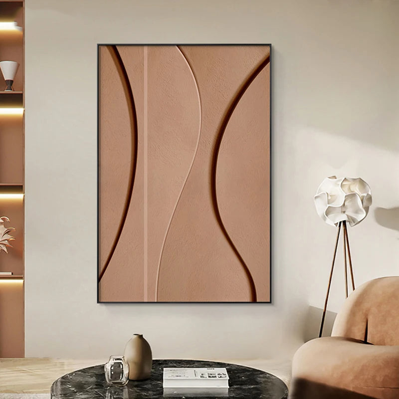 Minimalist Abstract Geometric Wall Art Fine Art Canvas Prints - Modern Art For Living Room Dining Room Bedroom Art For Contemporary Home Office Interiors