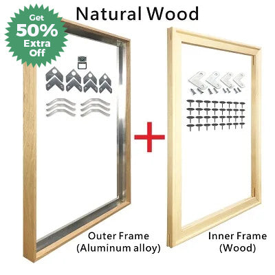 Modern Luxury Square Format Metal Picture Frame Kits 40x40, 50x50, 60x60cm etc Aluminium Frames Brushed Gold Silver Black Metal With Inner Wooden Frame