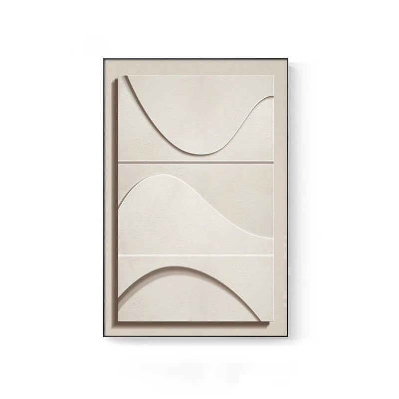 Minimalist Abstract Geometric Wall Art Fine Art Canvas Prints - Modern Art For Living Room Dining Room Bedroom Art For Contemporary Home Office Interiors