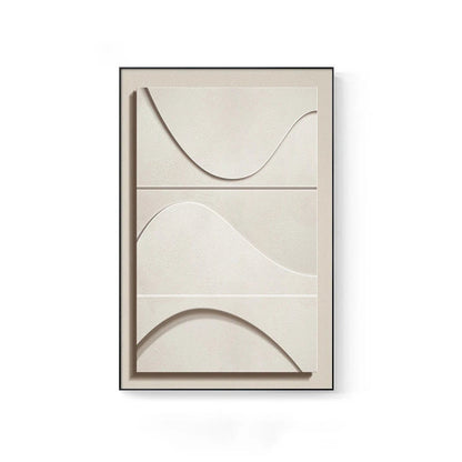Minimalist Abstract Geometric Wall Art Fine Art Canvas Prints - Modern Art For Living Room Dining Room Bedroom Art For Contemporary Home Office Interiors