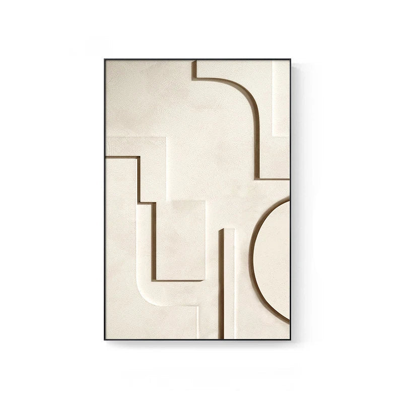 Minimalist Abstract Geometric Wall Art Fine Art Canvas Prints - Modern Art For Living Room Dining Room Bedroom Art For Contemporary Home Office Interiors