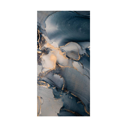 Set of 3 Pcs Abstract Blue Marble Print Wall Art Fine Art Canvas Prints - Modern Art For Living Room Foyer Dining Room Decor Art For Contemporary Interiors
