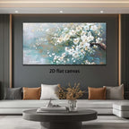 Modern Blossom Canvas Wall Art, Frameless Abstract Branch Wall Art Pictures Living room Decoration High Quality Print on Canvas