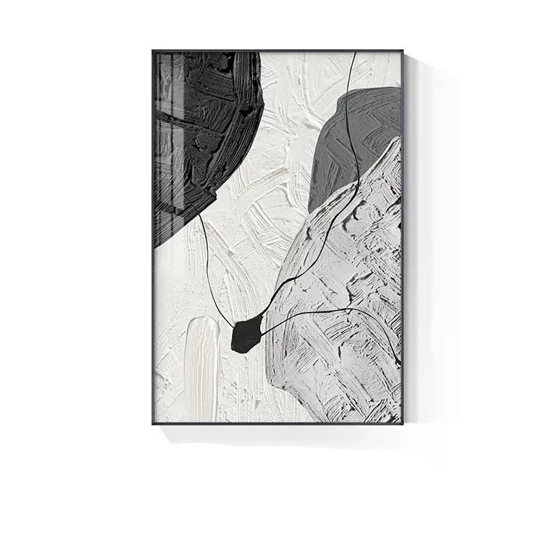 Modern Shades Of Grey Abstract Wall Art Fine Art Canvas Prints - Urban Artworks For Modern Apartment Living Room Entrance Foyer Art For Contemporary Interiors