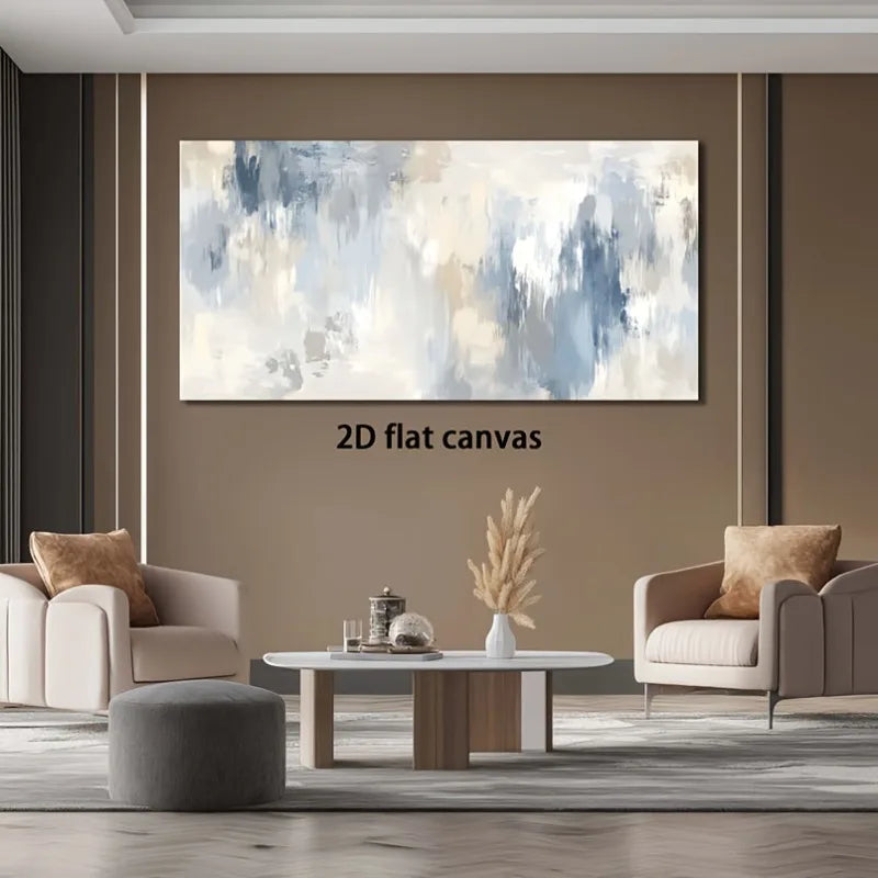 2D Flat Canvas Wall Art Abstract Painting Frameless Picture Living Room Bedroom Office Wall Decor High Quality Prints Home Decor