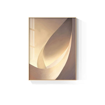 Modern Aesthetics Flowing Abstract Wall Art Fine Art Canvas Prints - Light Luxury Modern Art For Living Room Dining Room Home Office Meeting Room Art For Contemporary Interiors