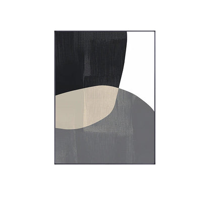 Neutral Colors Beige Brown Grey Nordic Abstract Wall Art Fine Art Canvas Prints - Art For Modern Apartment Living Room Dining Room Bedroom For Contemporary Interiors