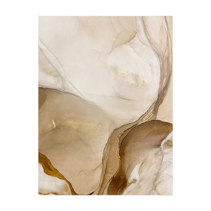 Modern Abstract Beige Brown Marble Print Wall Art Fine Art Canvas Prints - Artwork For Bohemian Style Living Room Bedroom Art For Modern Home Decor