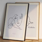 Modern Luxury Square Format Metal Picture Frame Kits 40x40, 50x50, 60x60cm etc Aluminium Frames Brushed Gold Silver Black Metal With Inner Wooden Frame