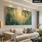 Canvas Wall Art Golden Swans Art Abstract Painting Frameless Picture Living Room Wall Decoration High Quality Prints Home Decor