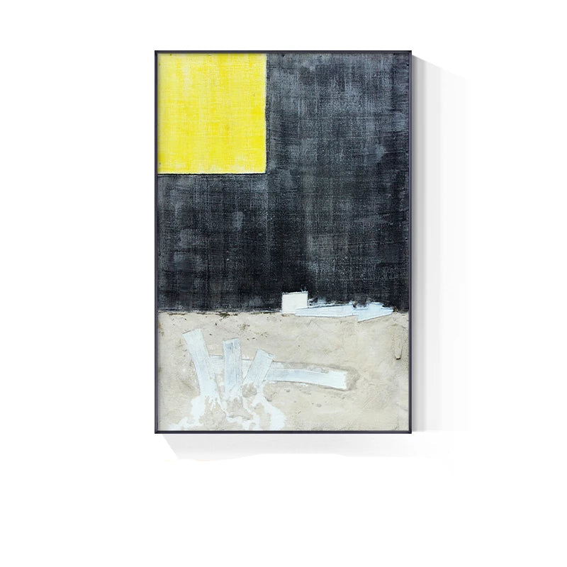 Neutral Tones Dark Grey Urban Abstract Wall Art Fine Art Canvas Prints - Modern Industrial Style Art For Modern Loft Living Room Dining Room Art For Contemporary Interiors