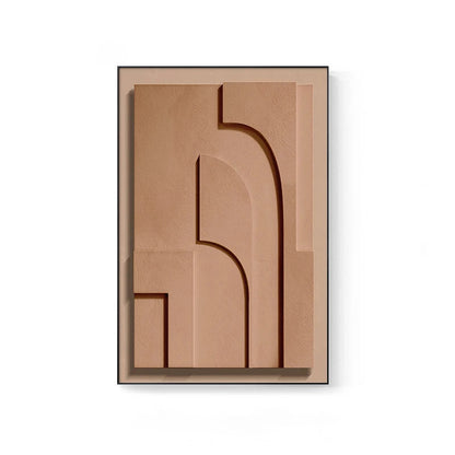 Minimalist Abstract Geometric Wall Art Fine Art Canvas Prints - Modern Art For Living Room Dining Room Bedroom Art For Contemporary Home Office Interiors