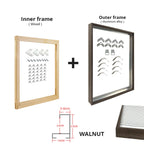 Luxury Metal Picture Frame 60x90 50x70 40x50cm etc Titanium Gold Brushed Silver Aluminium Black - DIY Picture Framing Kit For Canvas Prints + Wooden Inner Frame