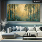 Canvas Wall Art Golden Swans Art Abstract Painting Frameless Picture Living Room Wall Decoration High Quality Prints Home Decor