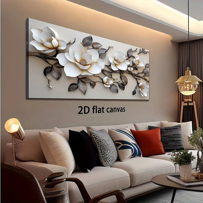 Canvas Wall Flower Art Modern Abstract Painting Frameless Picture Living Room Bedroom Office Home Decoration High Quality Print