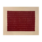 Modern Abstract Geometric Bold Red Grid Unframed Canvas Print Wall Art – Minimalist Design for Feng Shui Inspired Interior Decor