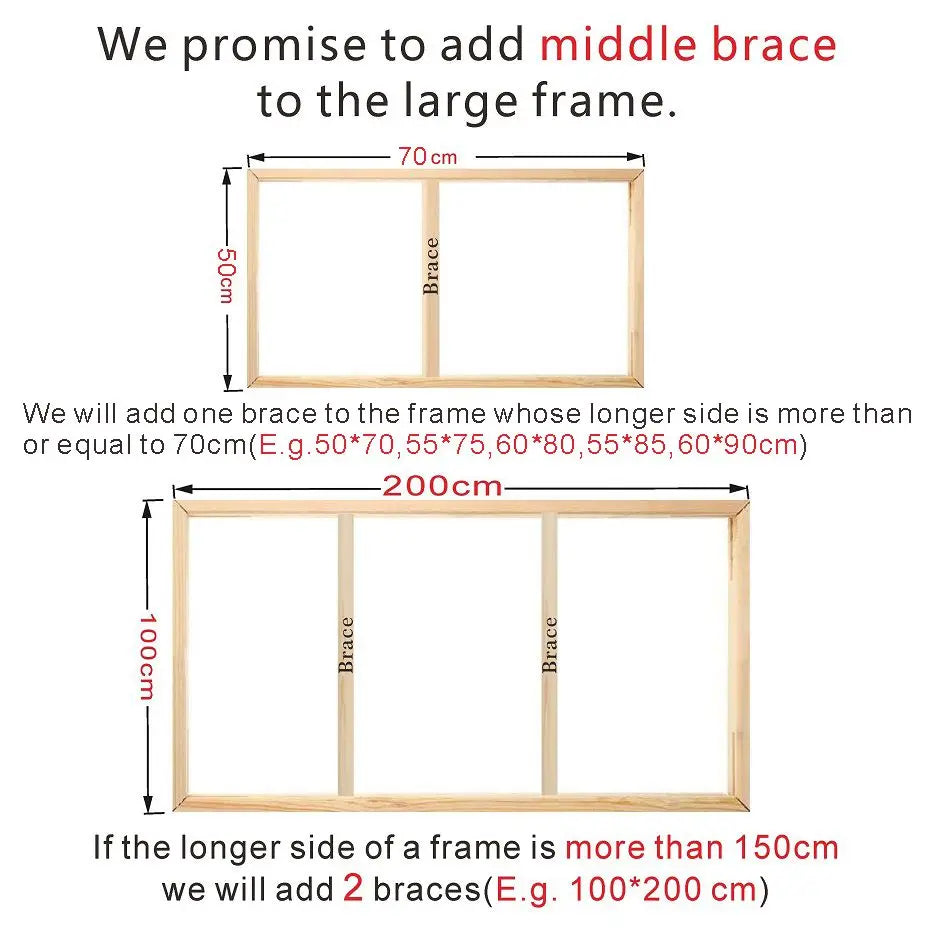 Modern Luxury Square Format Metal Picture Frame Kits 40x40, 50x50, 60x60cm etc Aluminium Frames Brushed Gold Silver Black Metal With Inner Wooden Frame