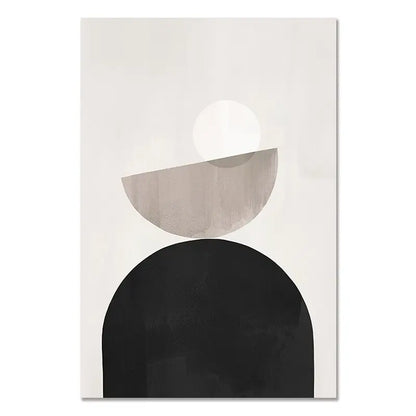 Minimalist Abstract Geometric Wall Art Fine Art Canvas Prints - Art For Contemporary Apartment Living Room Bedroom Dining Room Art For Modern Living