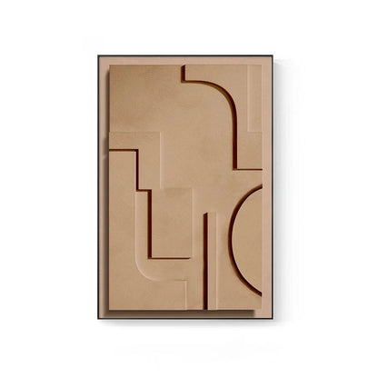 Minimalist Abstract Geometric Wall Art Fine Art Canvas Prints - Modern Art For Living Room Dining Room Bedroom Art For Contemporary Home Office Interiors